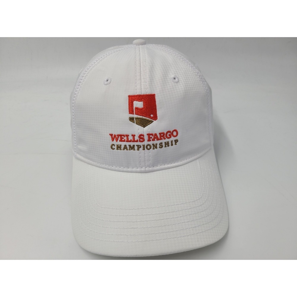 Women Wells Fargo Championship Ahead Adjustable Golf Hat Cap Ladies Fit White